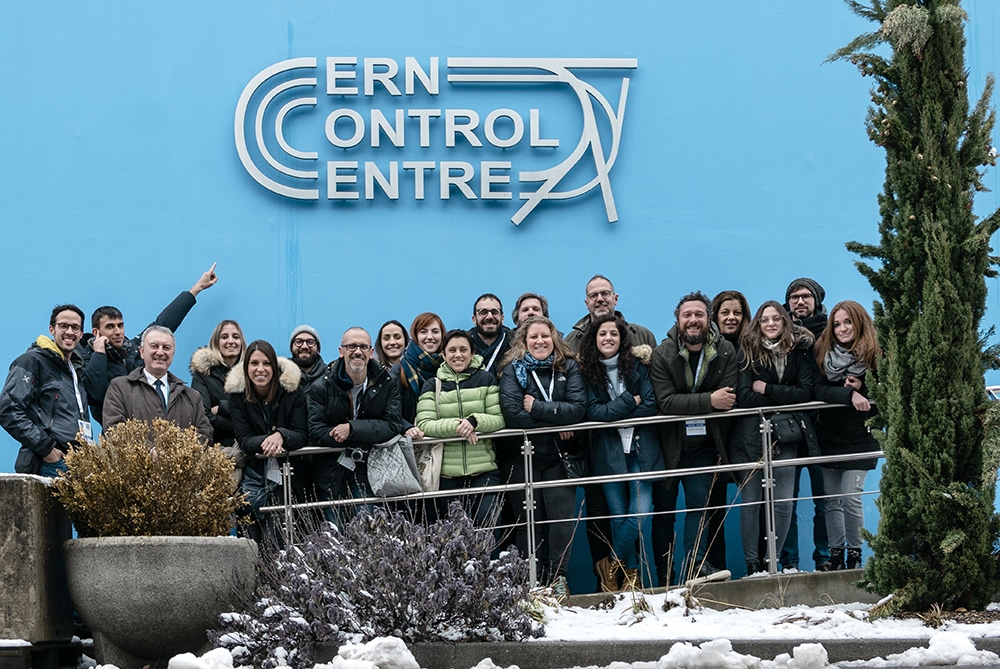TEDxVicenza team al CERN